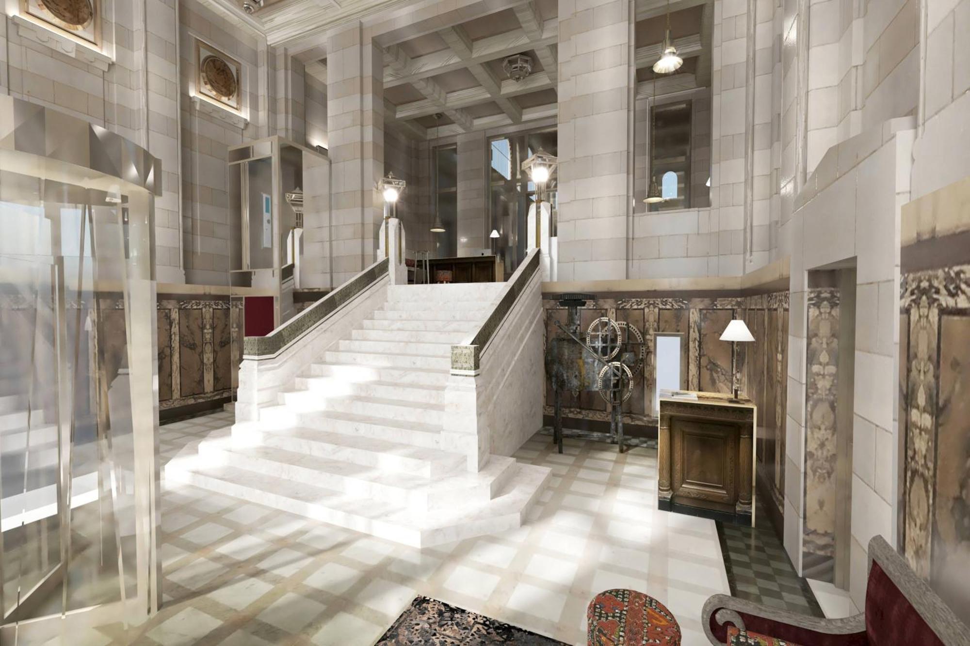 The Marmorosch Bucharest, Autograph Collection Hotel Luaran gambar The lobby of the hotel
