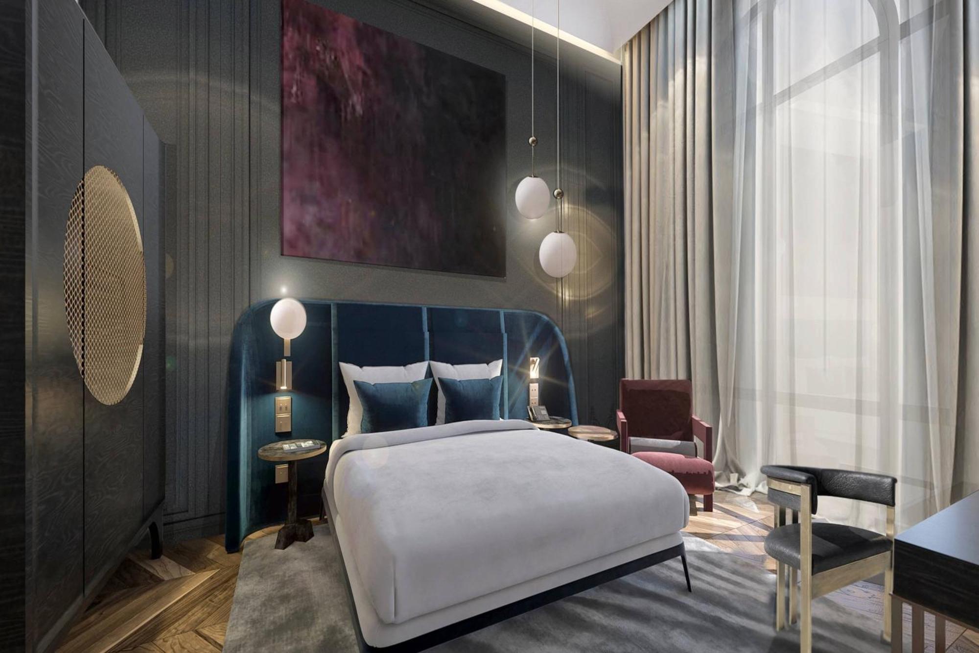 The Marmorosch Bucharest, Autograph Collection Hotel Luaran gambar A bedroom at the hotel